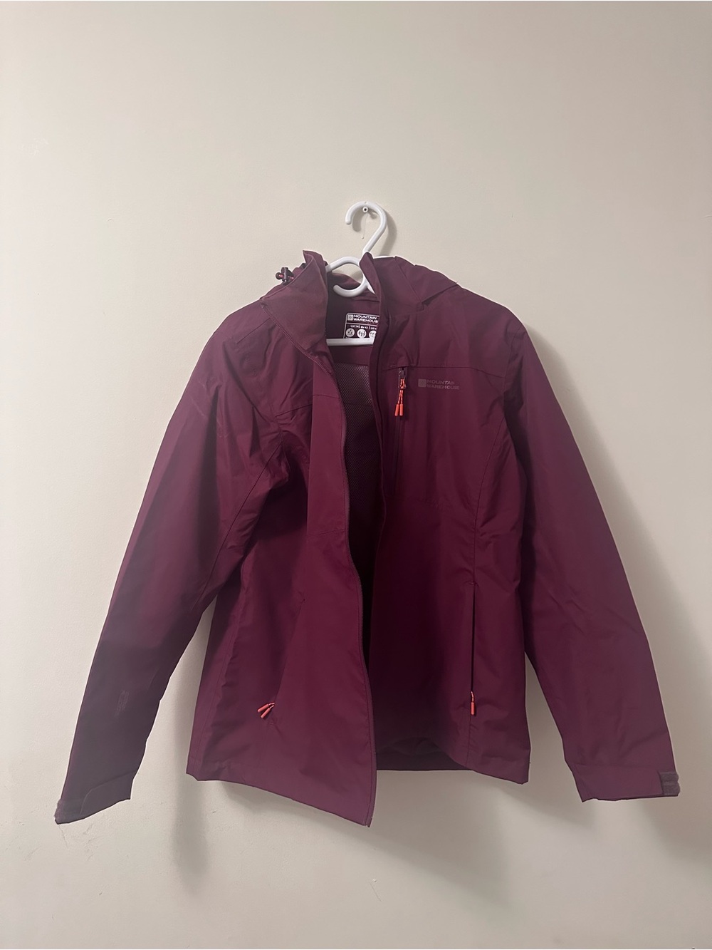 Mountain Warehouse Extreme Women’s Waterproof Jacket Burgundy US 10